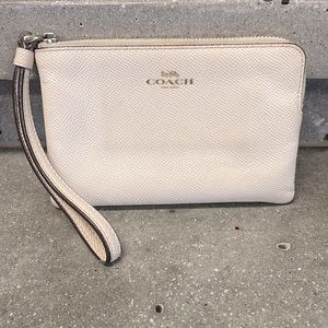 Coach Pebble Wristlet